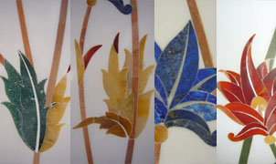 貝殼拼花圓柱加工后實(shí)景圖